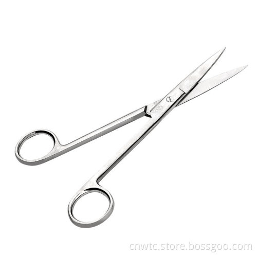Medical Surgical Dental Stainless Steel Straight Scissors - 12.5cm